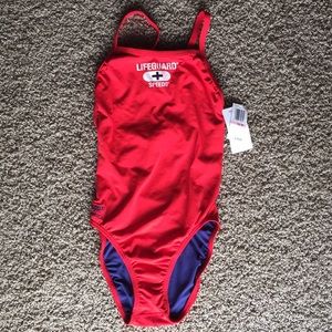 One piece Endurance Speedo Lifeguard Suit